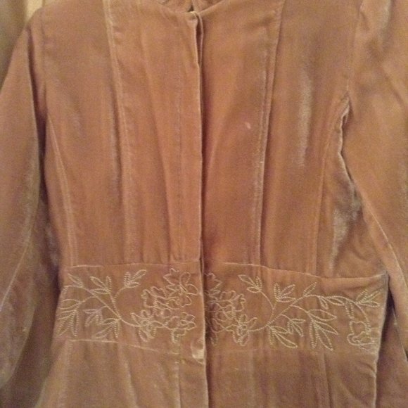 Vintage 90s Liz Claiborne velvet jacket - Picture 3 of 5